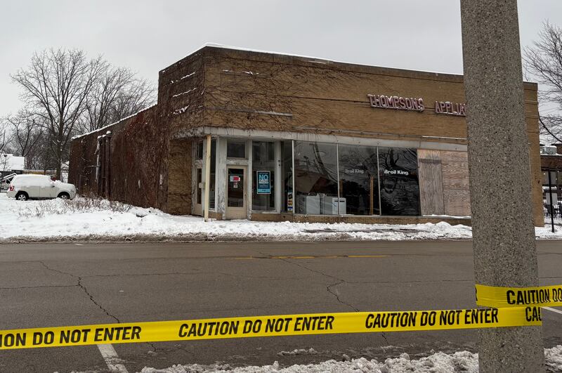 The roof of Thompson's Appliances in downtown Woodstock collapsed on Dec. 3, 2025, and the 300 block of Clay Street downtown was shut down amid worries of additional structural collapse.