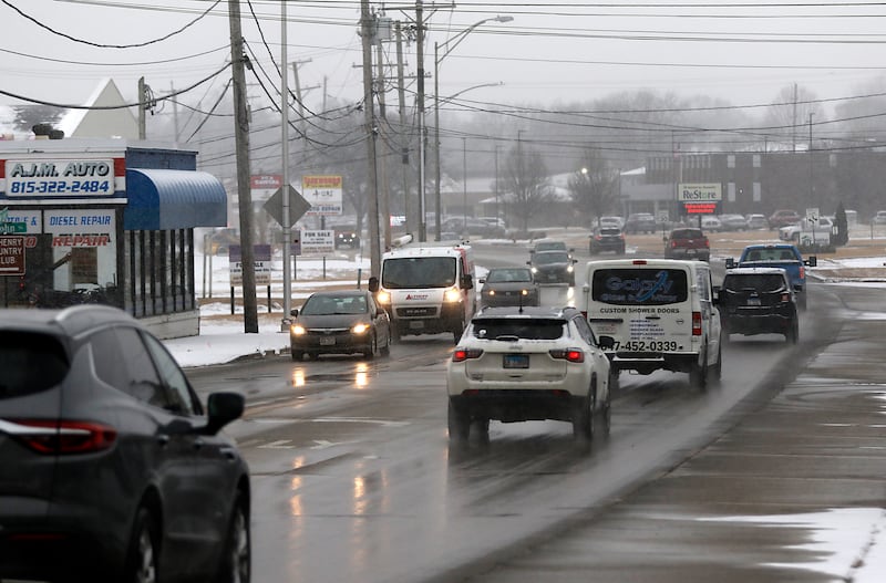 Traffic on Route 31 on Wednesday Feb. 12, 2025, in McHenry, The McHenry City Counsel is proposing a new Tax Increment Financing District on Rt 31 from the old roller rink to 120, and from 120 to the strip mail that contains the old K-Mart building and including Main Street from 31 to Crystal Lake Road.