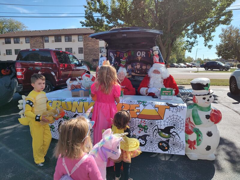 Children enjoy some Halloween fun at the 22nd Annual Trunk or Treat event at the Plano Methodist Church on Oct. 12.