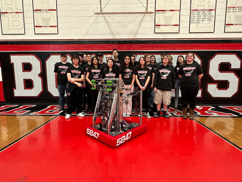 BBCHS Ironclad Robotics team is fundraising to attend the 2025 FIRST Championships, an international competition in Houston.