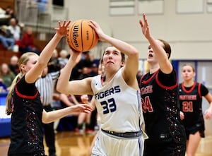 Photos: E-P at Princeton girls basketball