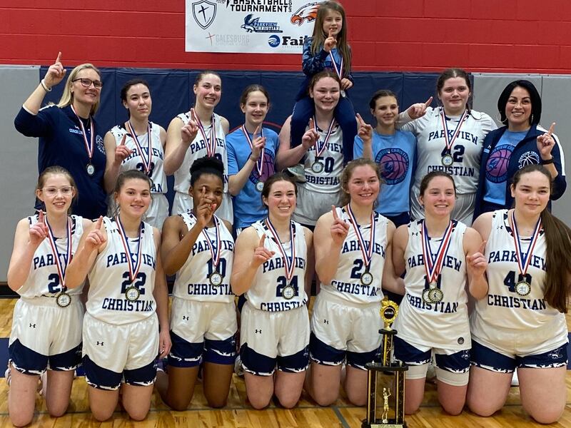 The Parkview Christian girls basketball team won the Association of Christian Schools International Tournament this past weekend at Arthur Christian.