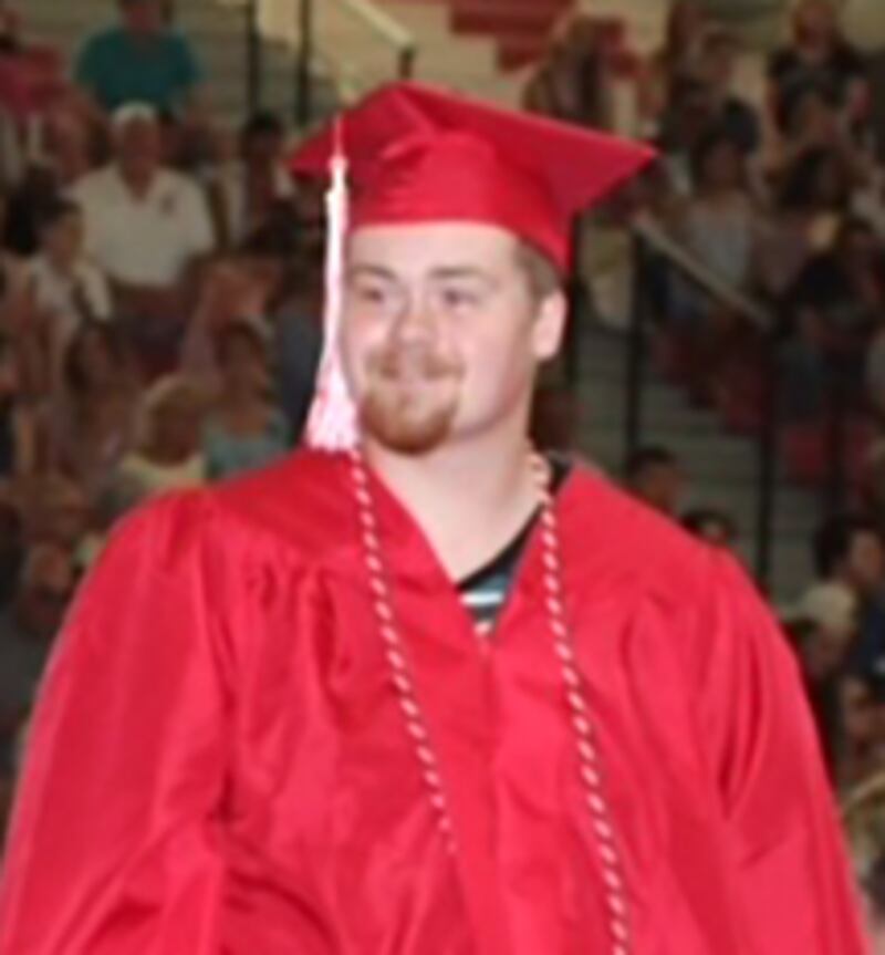 Cameron Pasley when he graduated from Oregon High School in 2018.