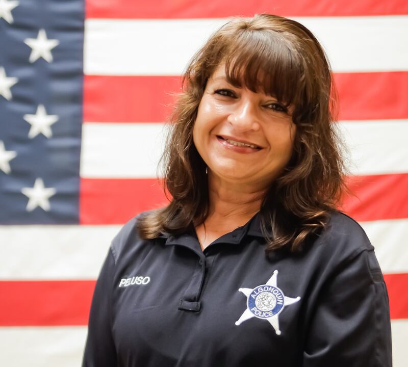 Kim Peluso of the Algonquin Police Department died at her home this week.