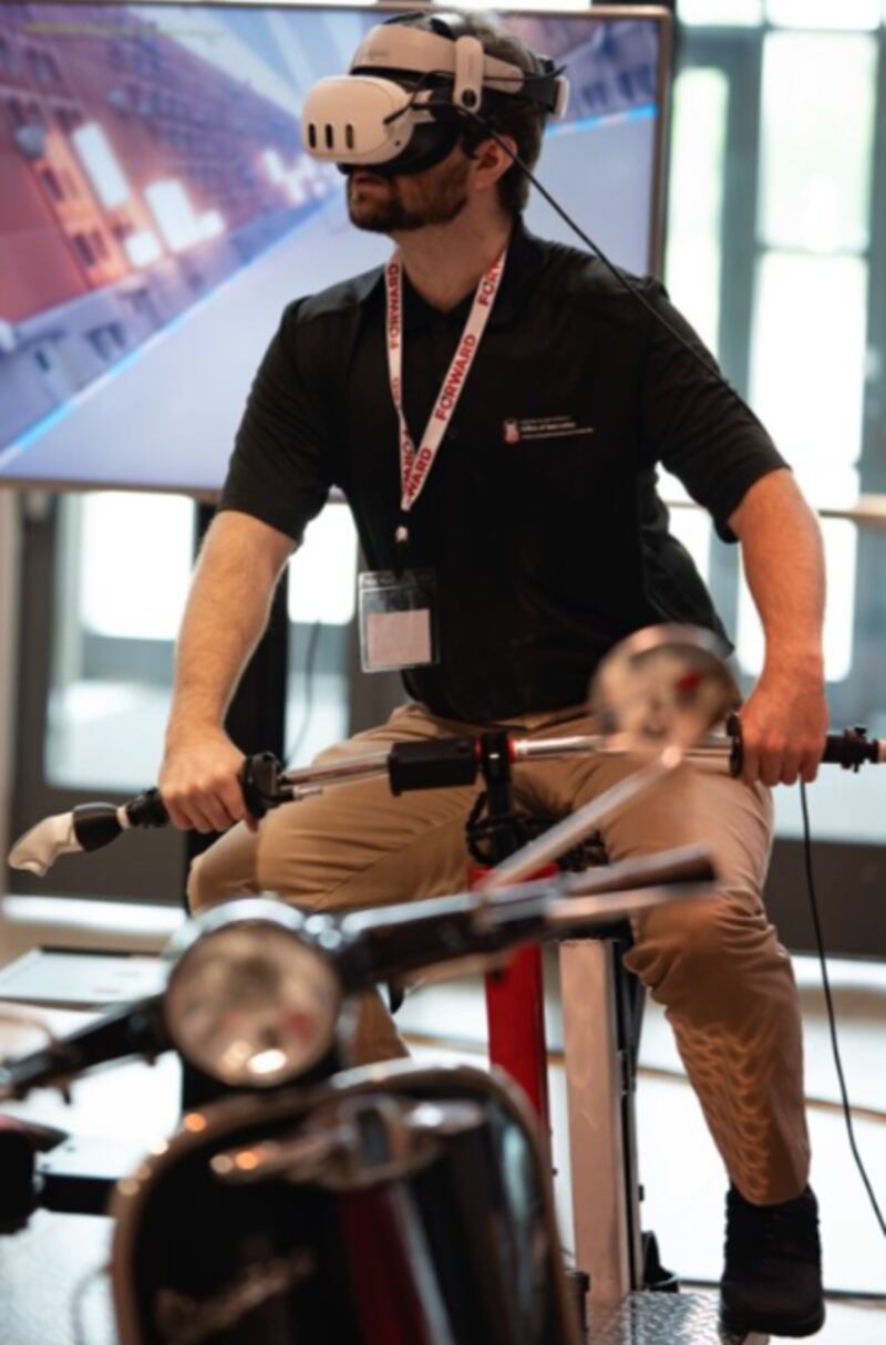 In 71 North, NIU Huskieverse students will demonstrate various applications of Virtual Reality simulations they’ve developed as class projects.