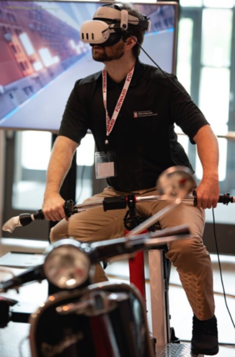 In 71 North, NIU Huskieverse students will demonstrate various applications of Virtual Reality simulations they’ve developed as class projects.