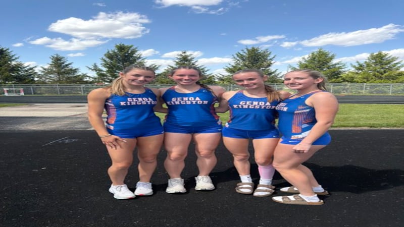 Jessie Fredrickson with 3 wins in a school record for Genoa-Kingston track: Daily Chronicle sports roundup