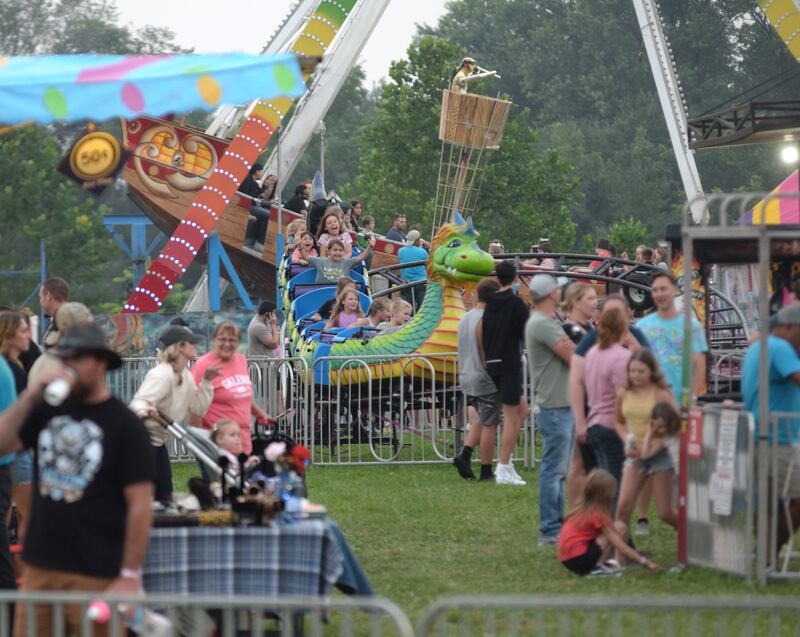 Carnival rides were just part of the fun at Ogle County Fair in Oregon on Thursday, July 31, 2025.