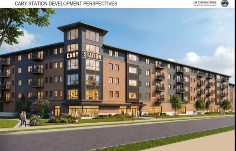 The Cary Village Board unanimously approved the developers' plans to create a multi-family apartment complex called Cary Station on the former Maplewood Elementary site.