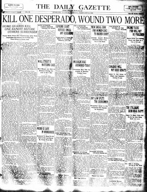 “Kill one desperado, wound two more” and more historical covers for February 9