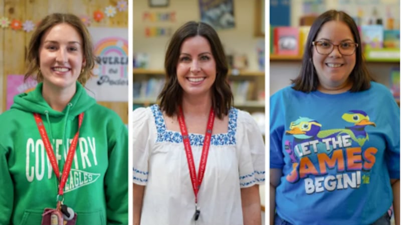 Crystal Lake District 47 educators from left to right: Meagan Powell, Kate Walsh and Joanne Rivera all were honored with Illinois State Board of Education awards through the Those Who Excel program.