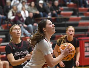 Photos: Forreston Lady Cardinals host Dakota in NUIC matchup