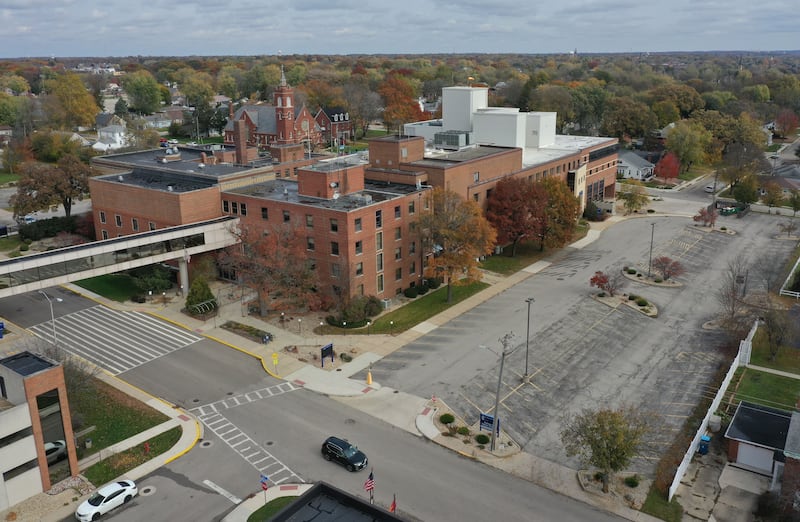 An aerial view of OSF Peru.