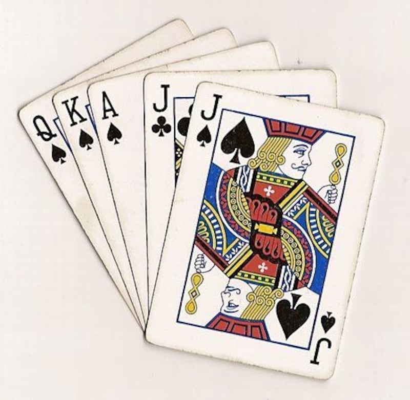 Euchre playing cards
