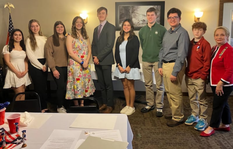 The Princeton-Illinois Chapter Daughters of the American Revolution held its Youth Luncheon on Friday, March 7, 2025, at Ye Olde Underground Inn.