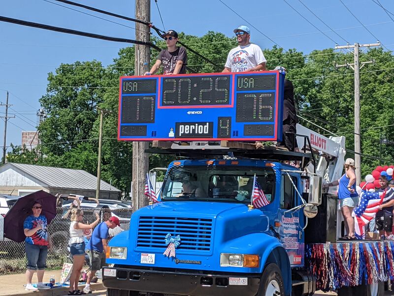 Despite the sweltering heat, plenty of people flocked to downtown Sandwich on July 5 to watch the Sandwich Park District’s Freedom Days Parade.
