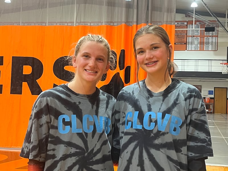 Alexis Hadeler (left) and Jordyn Johnson, Crystal Lake Central