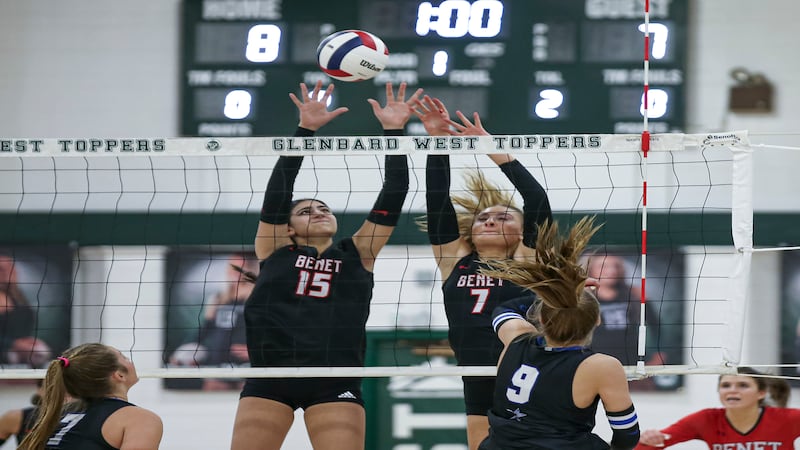 Photos: Benet vs. St. Charles North volleyball, Class 4A Glenbard West Sectional final