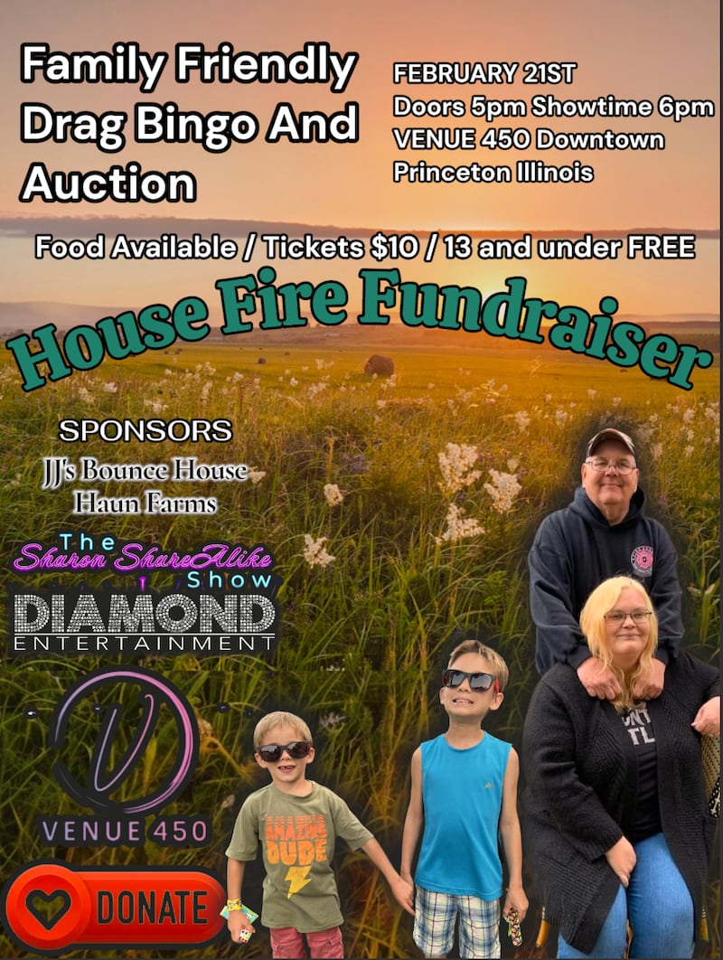 Thorp family fire fundraiser Princeton