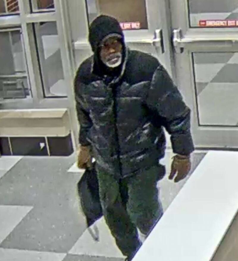 Downers Grove police say this man entered Downers Grove North High School Wednesday though an unlocked window and asked a maintenance worker for money before leaving the school