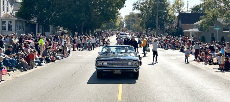 The streets were lined in Oregon for the parade during the Autumn on Parade festival on Sunday, Oct. 6, 2024 in Oregon.