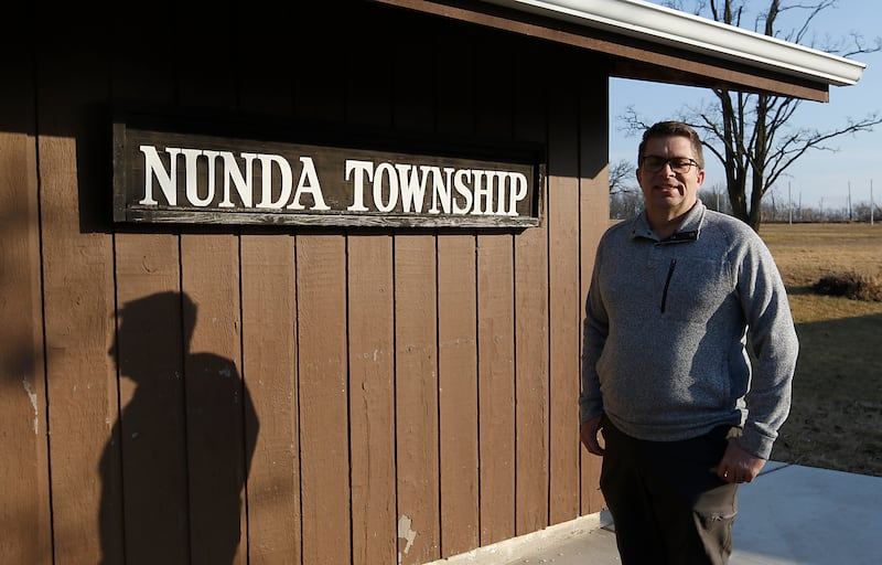 Mike Shorten , who was recently was elected as supervisor of Nunda Township, on Wednesday, Feb. 26, 2025, at Nunda Township Hall.