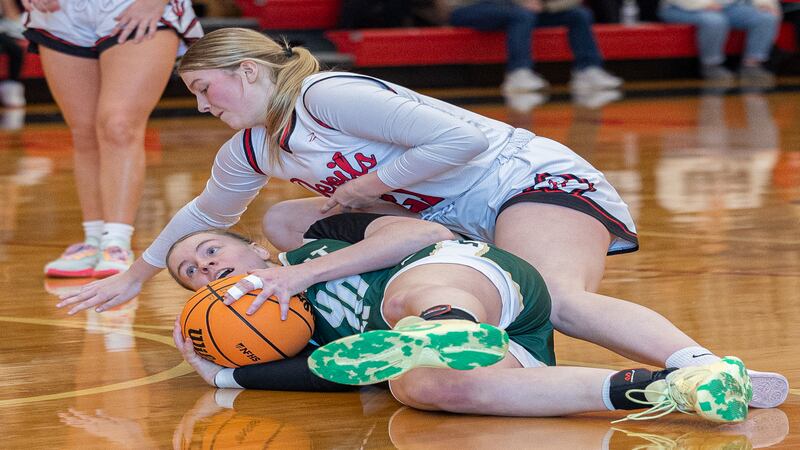 Photos: St. Bede girls basketball tops Hall 43-31 in hard-fought game