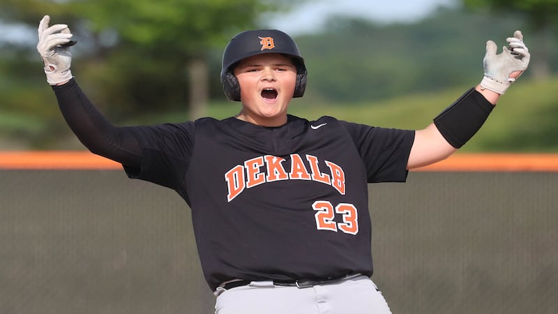 Hunter Kriese’s 1-hitter powers DeKalb past Harlem, into rematch with Huntley