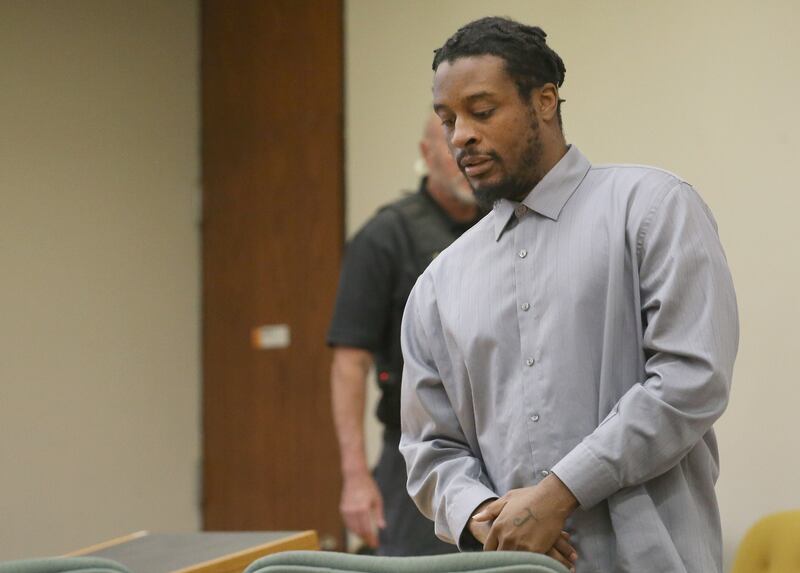 The next time he comes into La Salle County Circuit Court it will be for sentencing, and he could face more than 100 years. Malcolm Whitfield, seen entering a courtroom earlier this week, was convicted Thursday, July 24, 2025, of first-degree murder in the 2023 shooting that killed Shaquita Kelly and injured two others. He will be sentenced Oct. 3.
