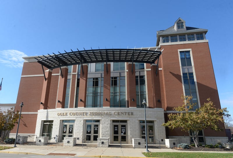 The Ogle County Judicial Center is located in the 100 block of S. Fifth Street in Oregon, Illinois. The building houses courtrooms as well as the offices of the Circuit Clerk, Probation, and State's Attorney.