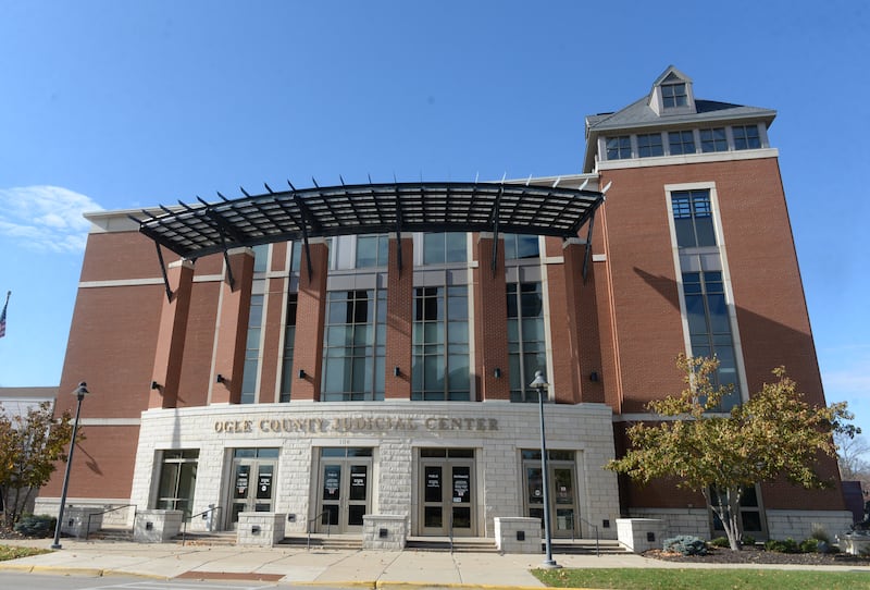 The Ogle County Judicial Center is located in the 100 block of S. Fifth Street in Oregon, Illinois. The building houses courtrooms as well as the offices of the Circuit Clerk, Probation, and State's Attorney.