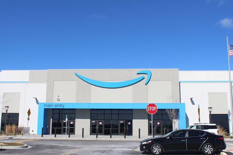 The new Huntley Amazon fulfillment center, located at 11500 Freeman Road near Route 47 and Interstate 90.