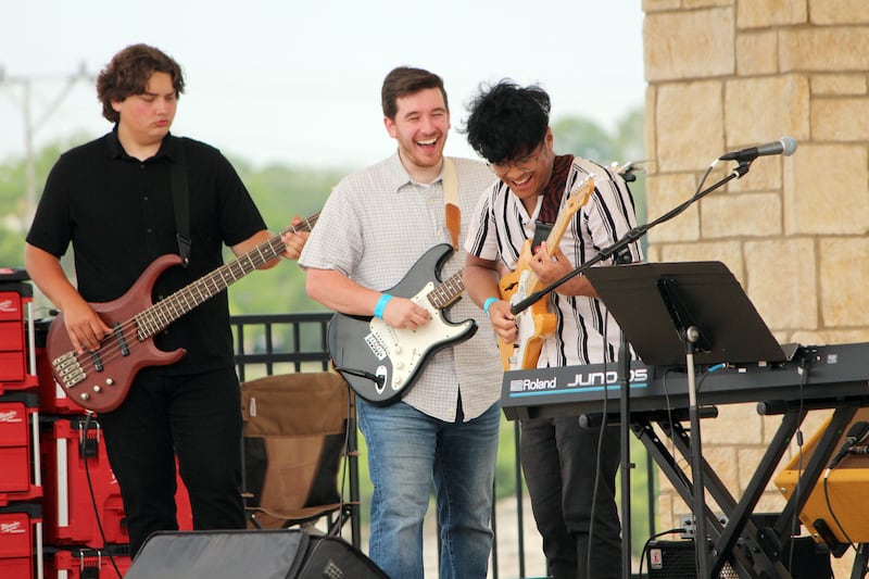BAJA Band members perform Saturday, June 10, 2023 during Rock Falls Tourism’s Bellson Music Fest.