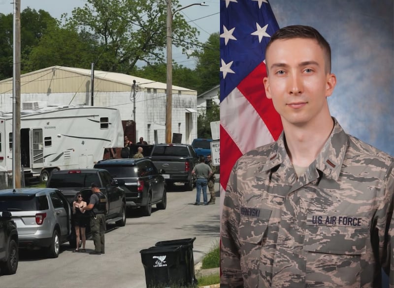 Police raided Harrisburg property of Yaroslav Vishnevski, right, in May 2024 after customs officials in New York intercepted a package addressed to him that prosecutors said contained two silencers.