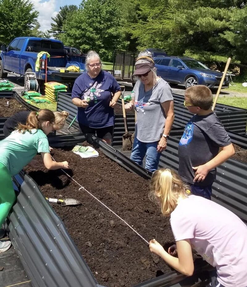 Master Gardeners at last year's Learn Grow Share program.