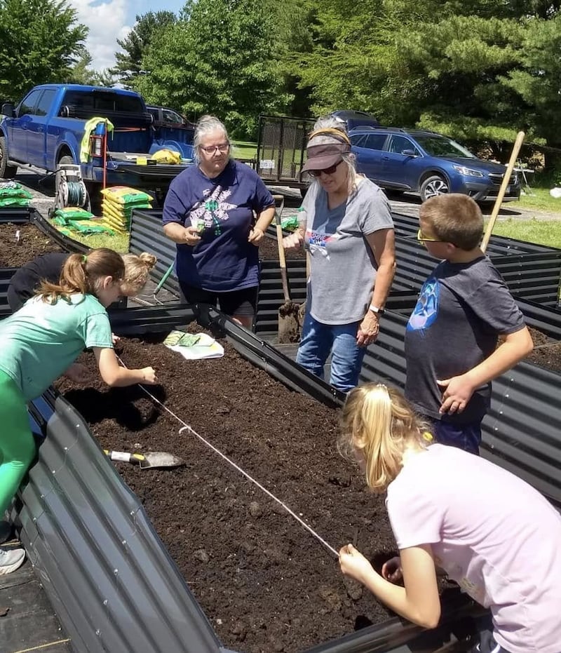 Master Gardeners at last year's Learn Grow Share program.