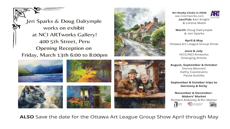 NCI ARTworks hosts opening reception Friday, March 13