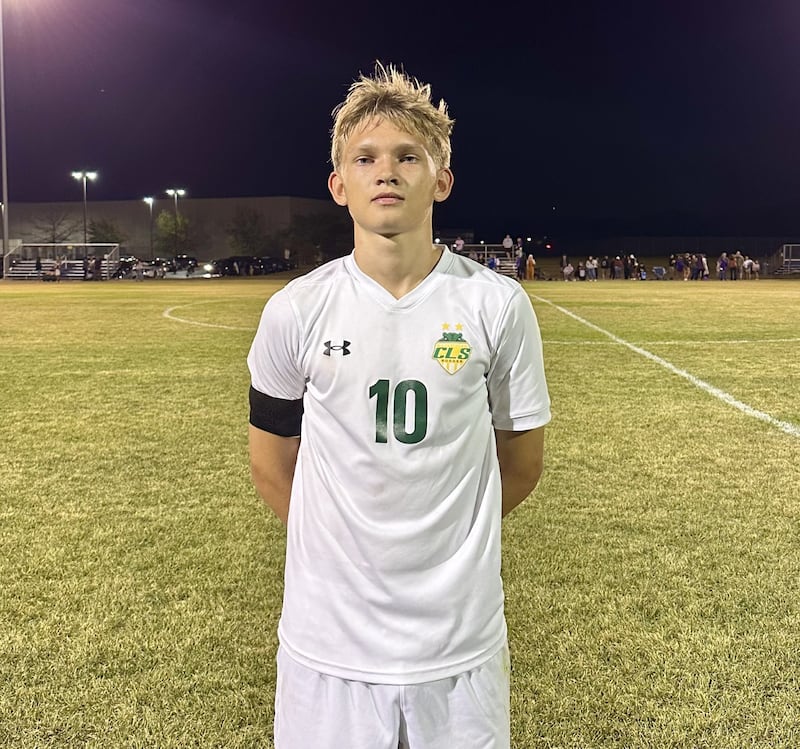 Crystal Lake South's Will Prus scored two goals to lead the Gators during their 2-0 victory over Hampshire on Thursday.