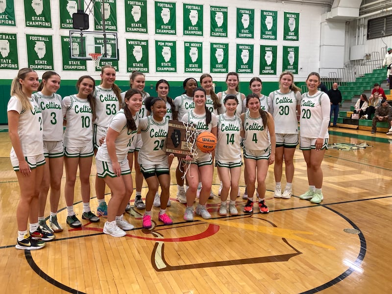 The Providence Catholic girls basketball team.