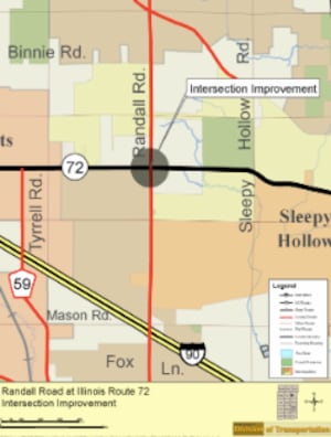 Roadwork set to begin at Randall and Higgins roads, last rest of year