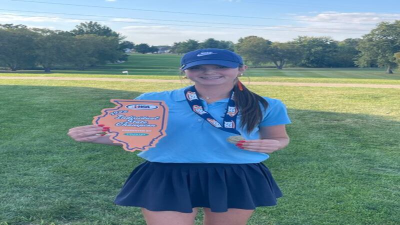 Oswego Co-Op sophomore Alli Wiertel, in record-breaking fashion, wins IHSA Class 2A state championship