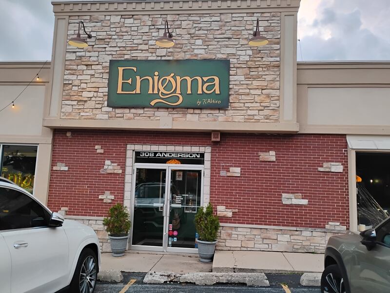 Enigma, 308 Anderson Blvd., Geneva, formerly known as
Altiro Latin Fusion, was renamed so as not to confuse it with Altiro on Third, 507 S. Third St., which opened last fall. Both are part of the Altiro Group of restaurants.