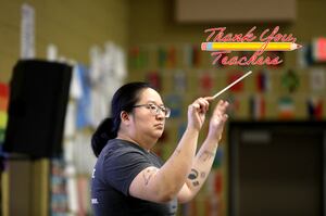 Oswego band teacher conveys love of music to her students