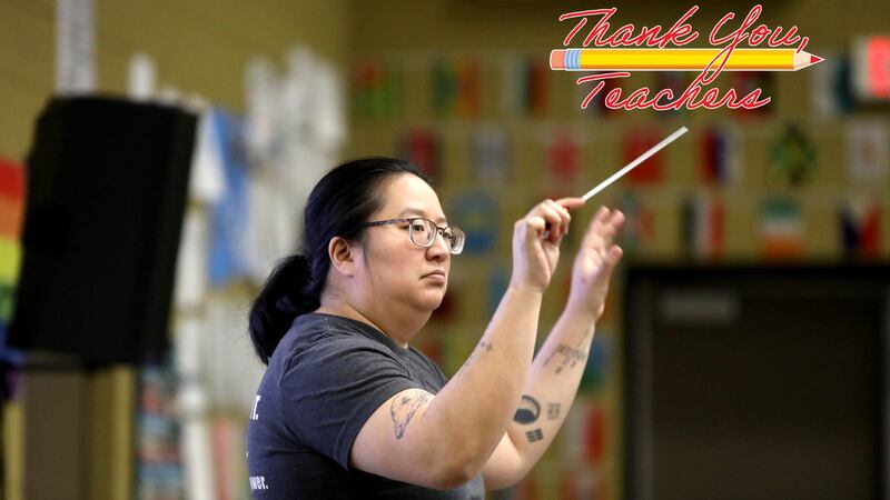 Oswego band teacher conveys love of music to her students