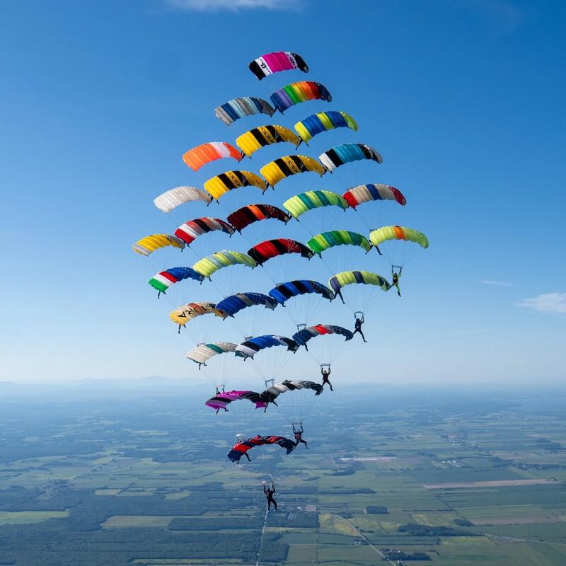 Skydiver Keith Paulsen of Morrison will represent Chicagoland Skydiving Center in Rochelle as he travels to Lake Wales, Florida this month to attempt to break the world record for canopy formation.