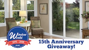 Window World 15th Anniversary Giveaway!