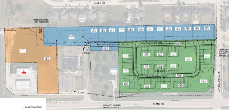 Chris Youssi of Youssi Custom Homes is seeking to develop the property he owns north of Plank Road, east of Route 23 and west of Luther Lowell Lane, according to Sycamore documents.