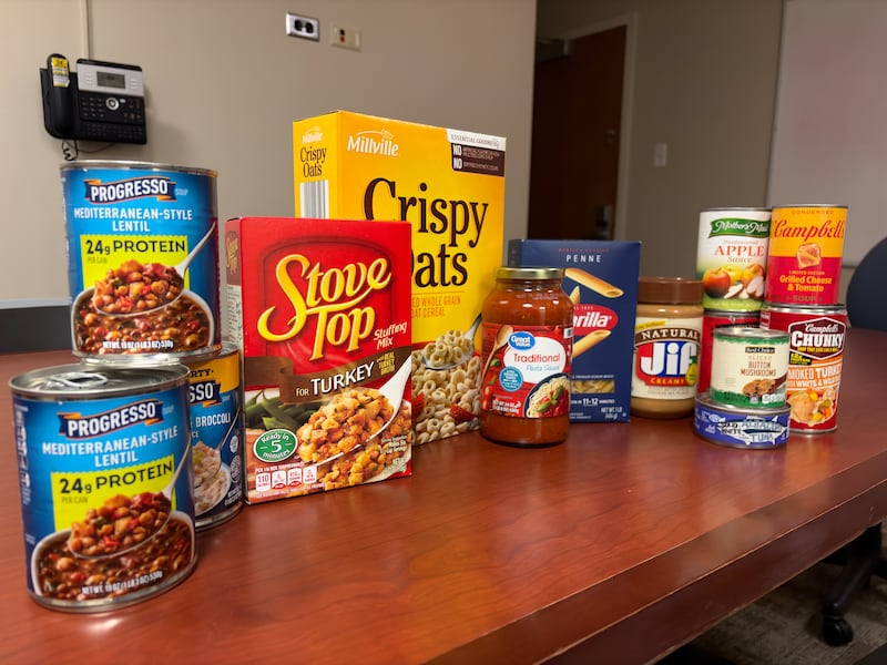 Advocate Good Shepherd Hospital kicked off its annual food drive early this year, and extended the collection period by two weeks.