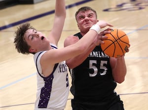 Photos: Kaneland, Rochelle square off in boys basketball matchup