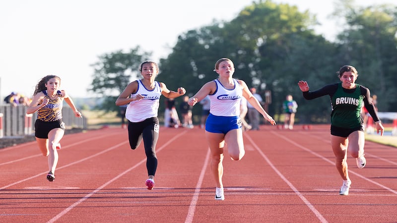 Newman sprinters have big day, Fulton girls take second at 1A Erie Sectional track and field meet